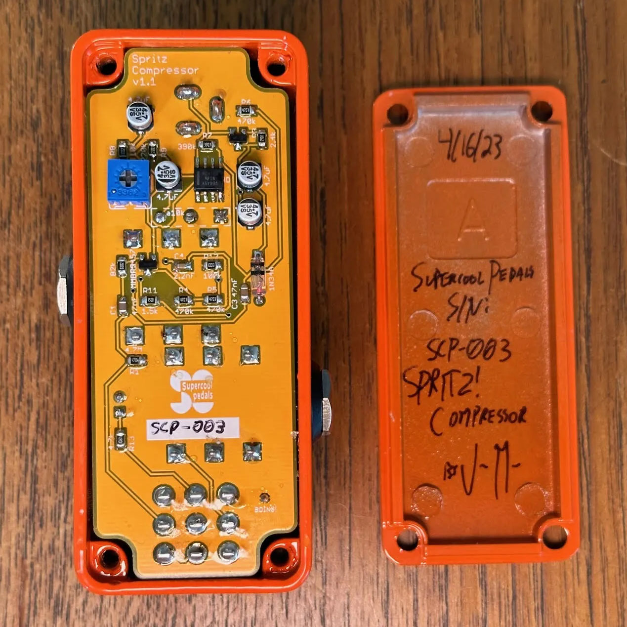 Supercool Pedals Spritz! Compressor - 株式会社 futureflux